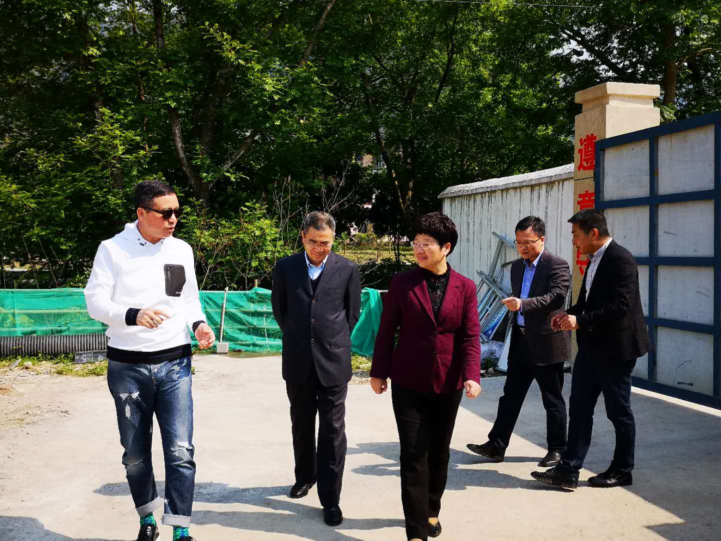 台州市委常委、宣传部长叶海燕一行莅临亚繁悦城项目调研指导工作